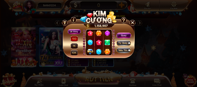 Điều gì tạo nên sức hấp dẫn trong mini game Kim Cương tại sun20?